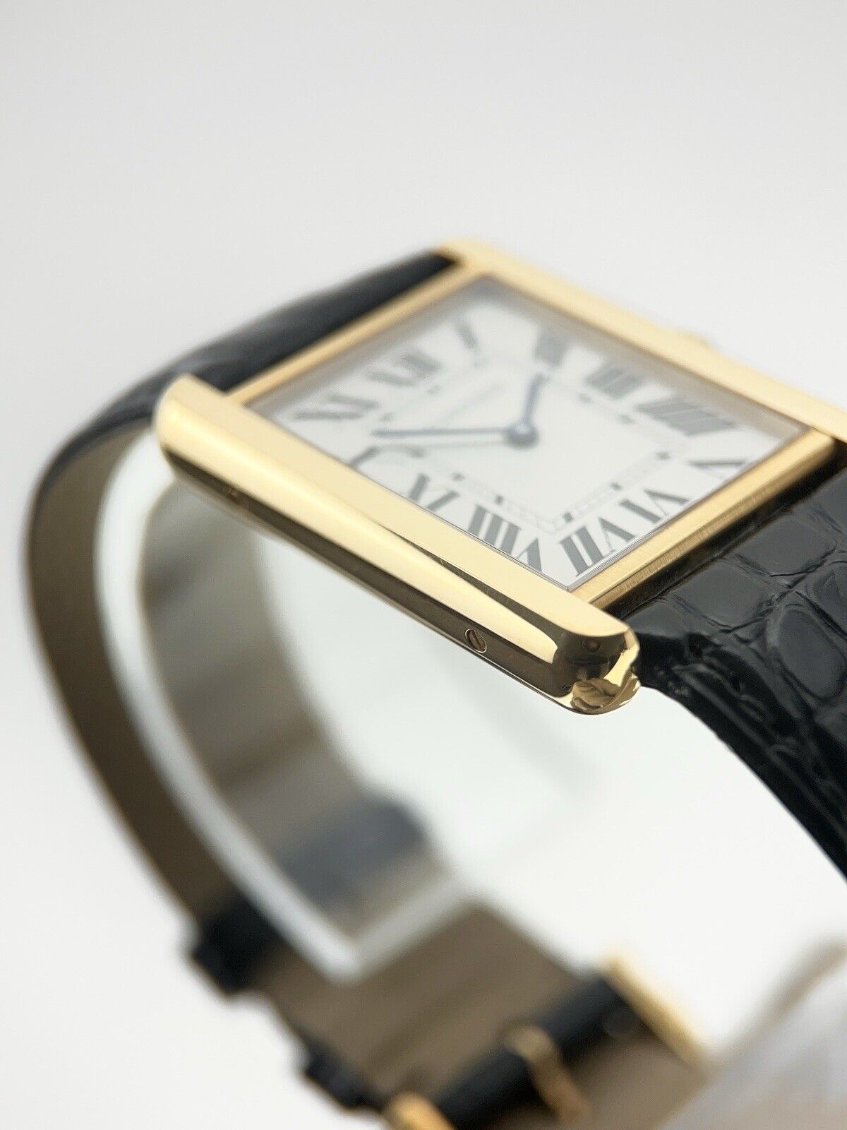 Cartier Tank Solo 18k Yellow Gold and Steel 27mm Quartz Unisex Watch 3167