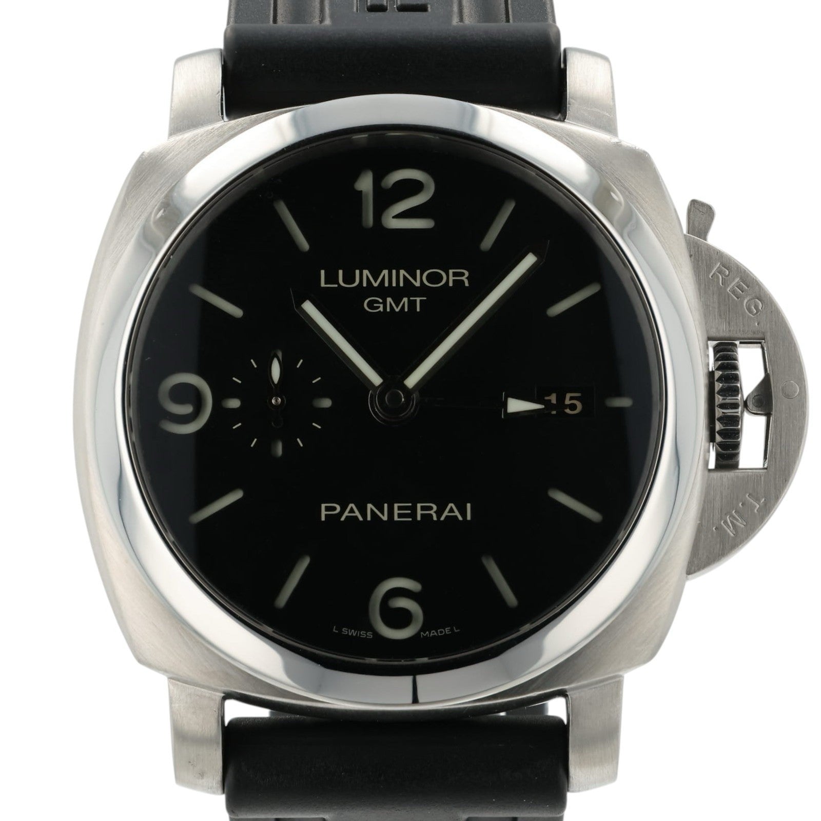 Panerai Luminor GMT Black Dial Stainless Steel 44mm Auto Men's Watch PAM00320