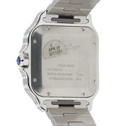 Cartier Santos Dial Time Gray Dial Steel 40.2mm Automatic Men’s Watch WSSA0076