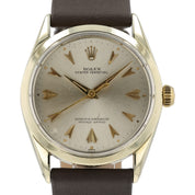 Rolex Oyster Perpetual Silver Dial Steel and Gold 34mm Automatic Mens Watch 1024