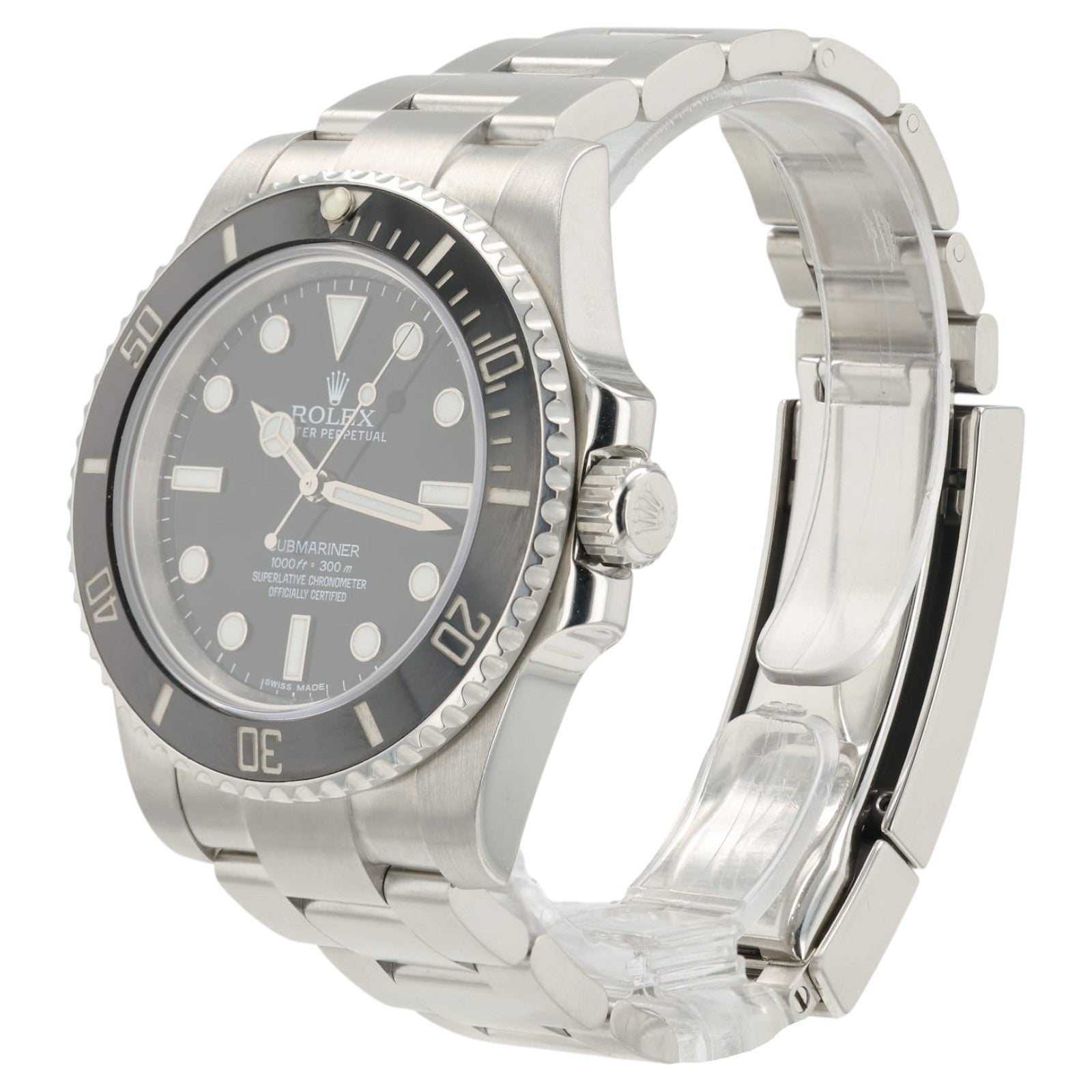 Rolex Submariner No-Date Black Dial Stainless Steel 40mm Automatic Mens 114060