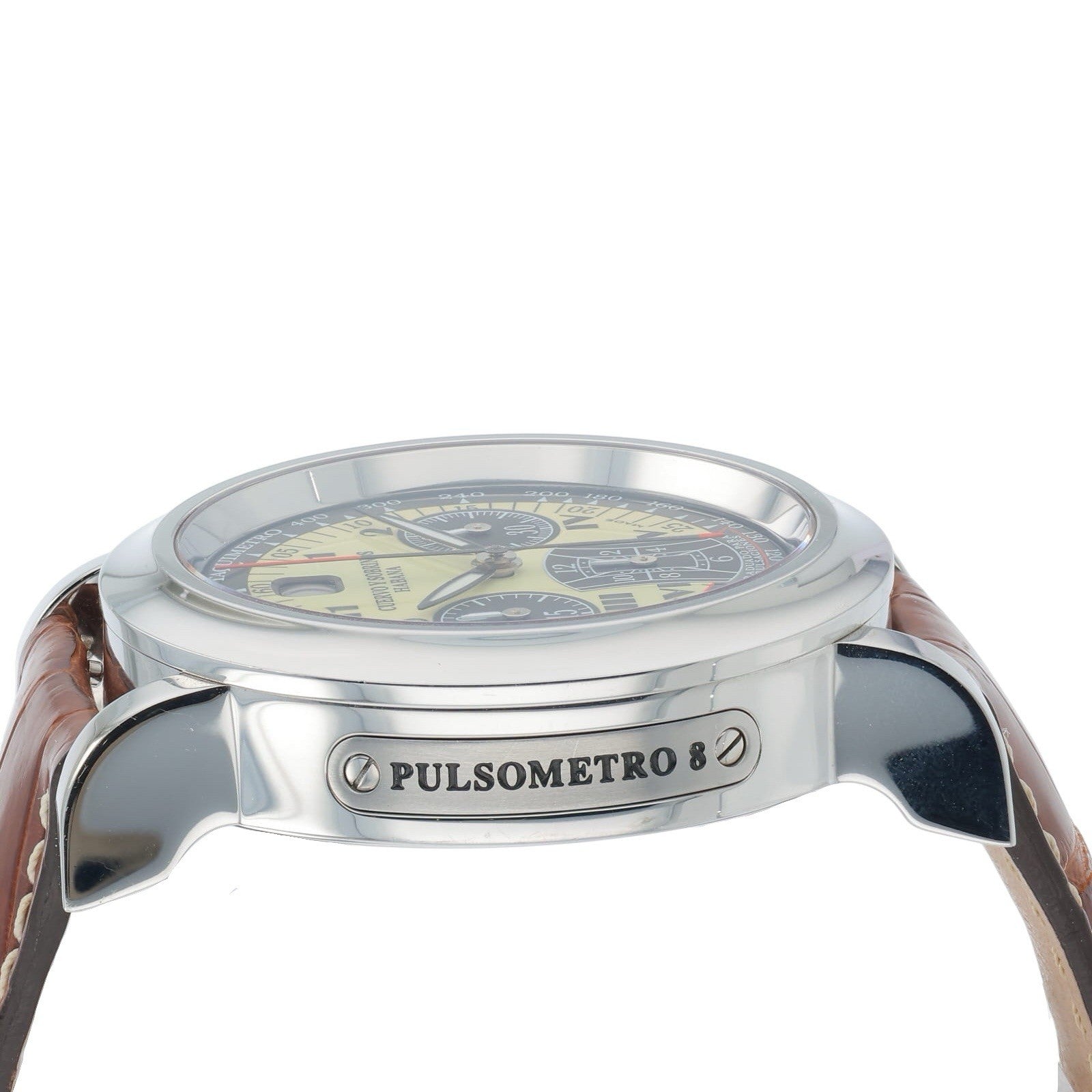 Cuervo Y Sobrinos Stainless Steel Multi Color Dial 43mm Automatic Pulsometro 8