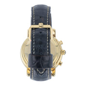 Ulysse Nardin San Hourstriker 18k Yellow Gold Blue Dial 40mm Automatic 751-22