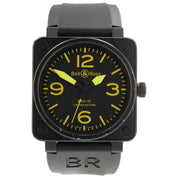 Bell & Ross BR-03 Black Dial Stainless Steel 46mm Automatic Mens Watch BR-92-S