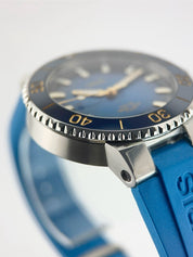 Oris Aquis Date 400 Stainless Steel Blue Dial 41.5mm Automatic Men's Watch 7769