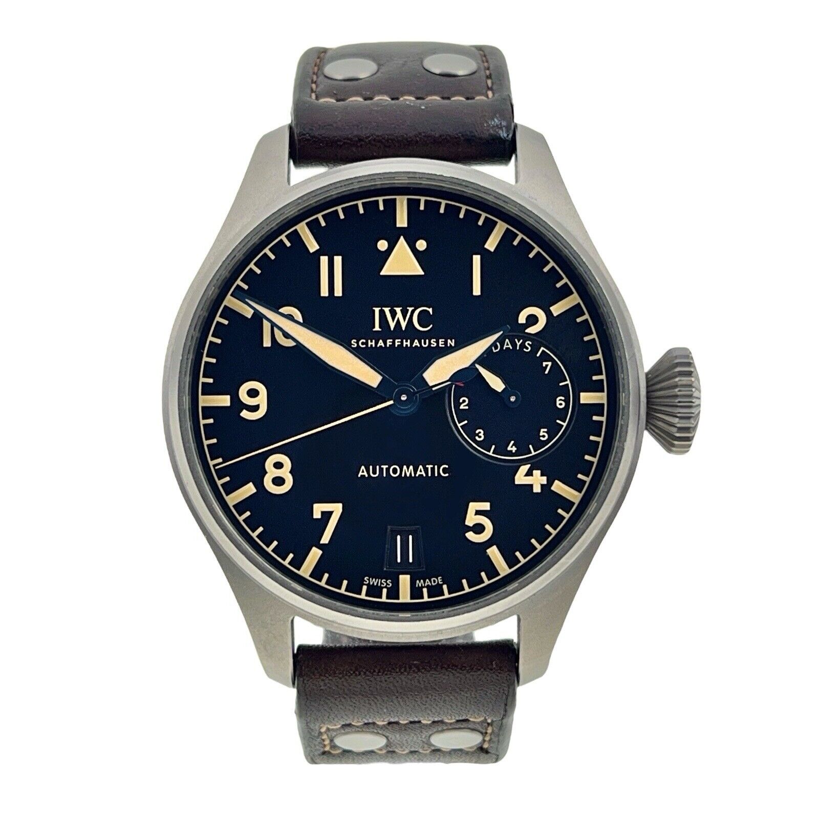 2018 IWC Big Pilot Titanium 7 Days Automatic Men’s Watch IW501004 - Box/Papers