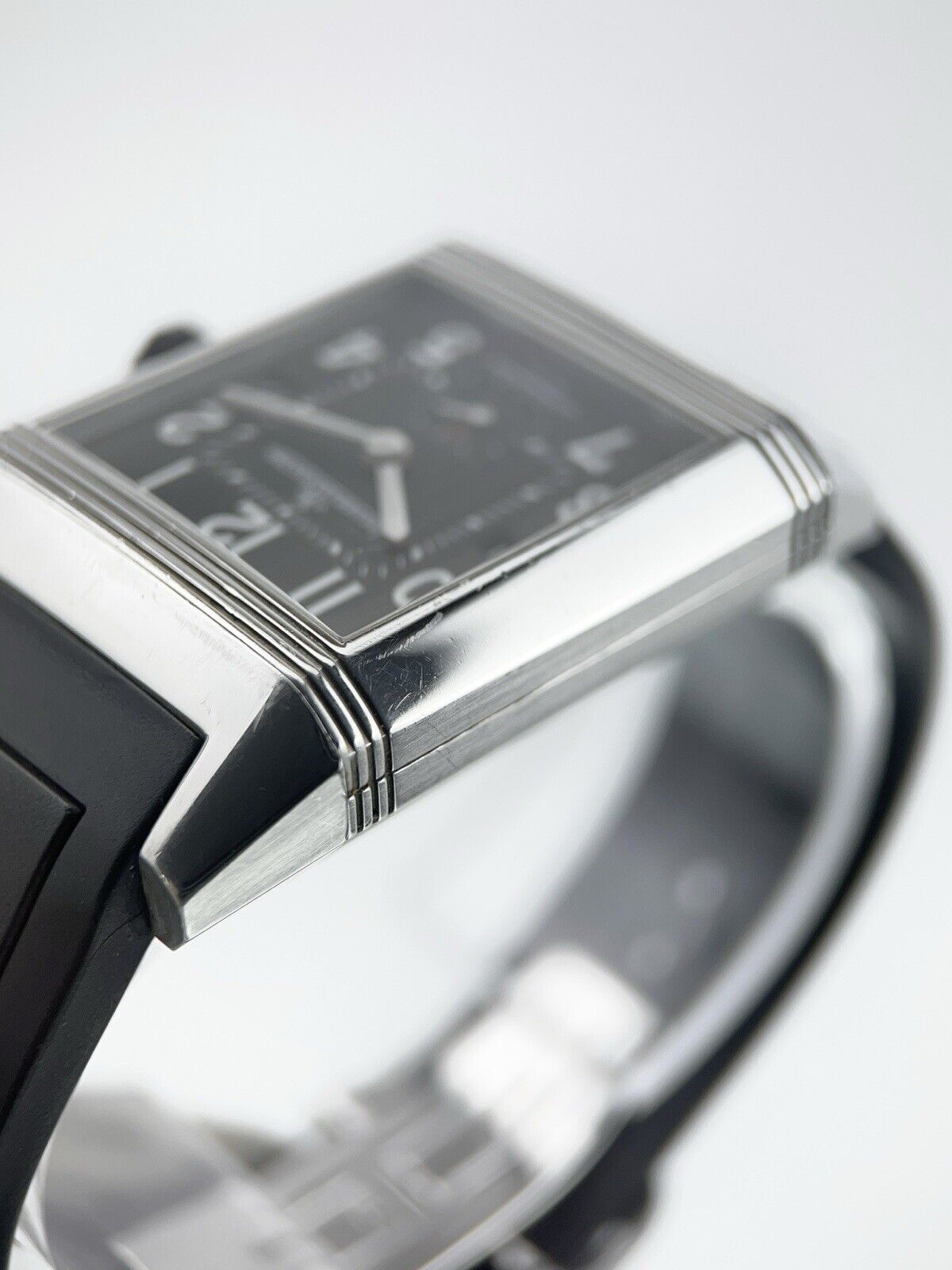 Jaeger-Le Coultre Reverso Squadra Home-time Steel Black Dial 35mm Auto Q700868P