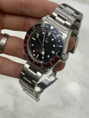 Tudor Black Bay GMT Pepsi Black Dial Stainless Steel Men's Watch 79830RB