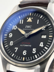 IWC Spitfire Stainless Steel 39mm Black Dial Automatic Men’s Watch IW326801