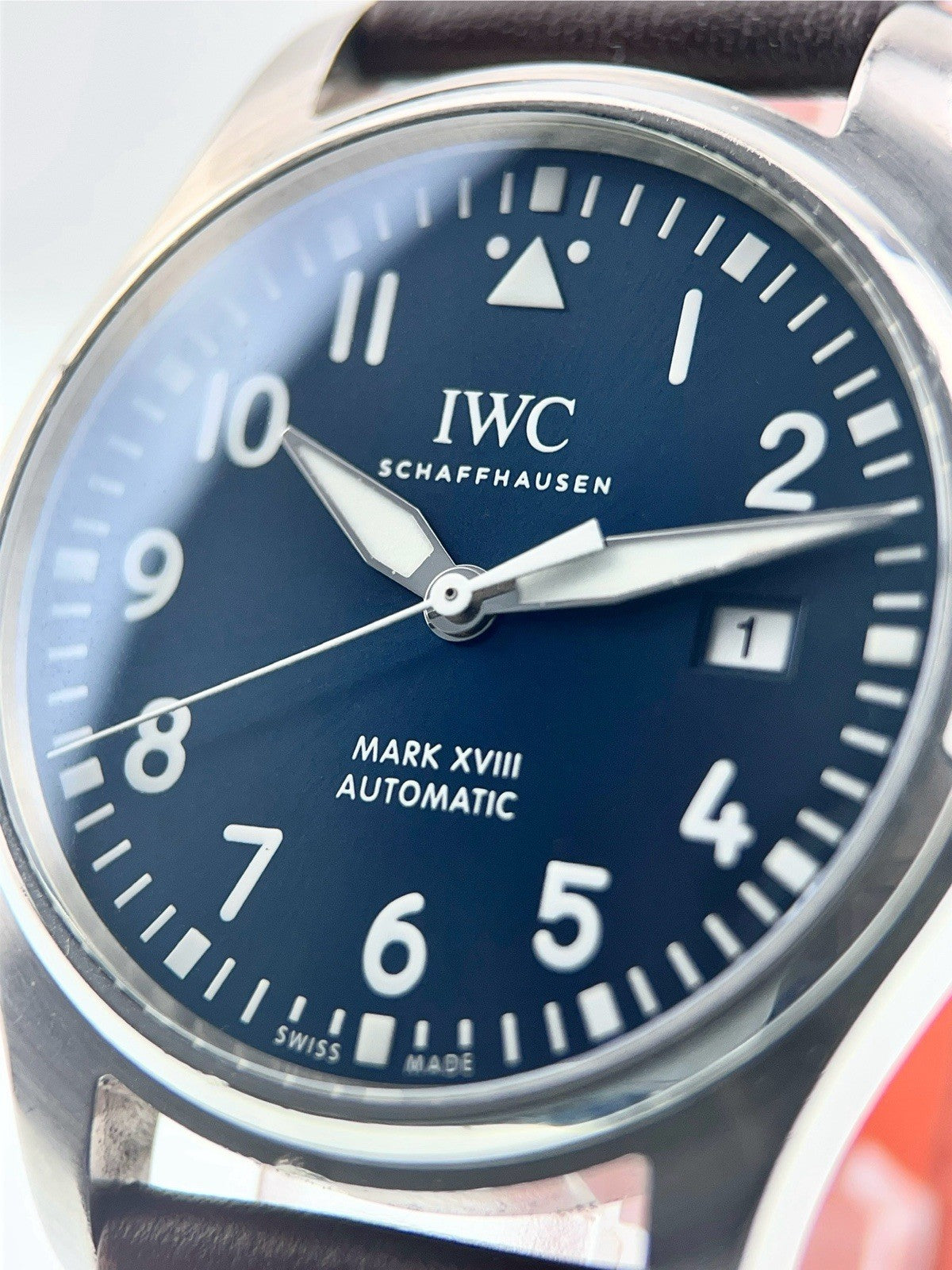 IWC Pilot Mark Stainless Steel Blue Dial 40mm Automatic Men’s Watch IW327004