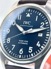 IWC Pilot Mark Stainless Steel Blue Dial 40mm Automatic Men’s Watch IW327004