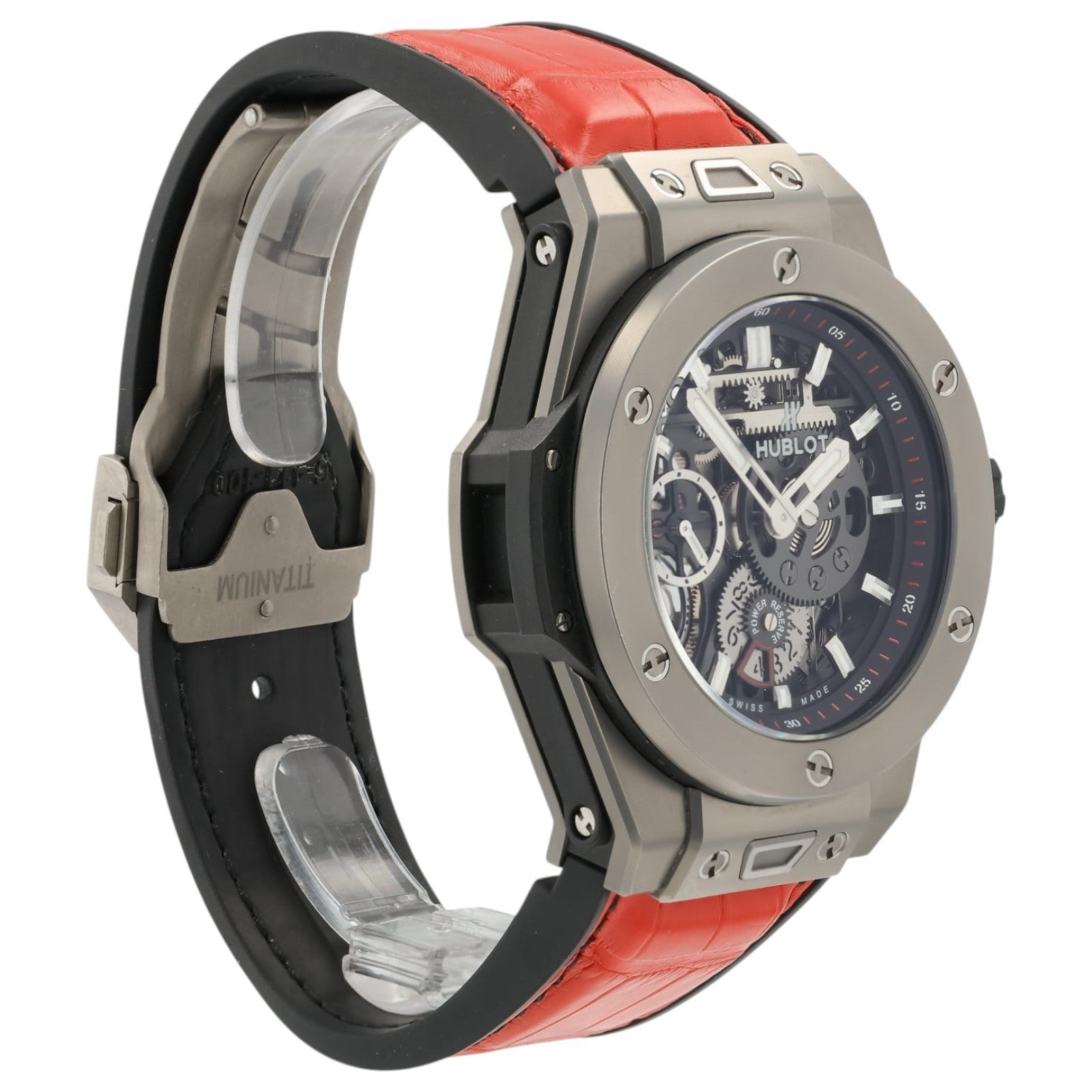 Hublot Big Bang Meca-10 Skeleton Dial Titanium 45mm Manual Wind 414.NI.1123.RX