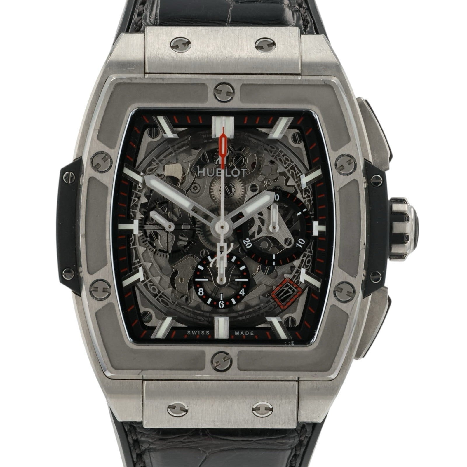 Hublot Spirit Of Big Bang Skeleton Dial Titanium 42mm Automatic 641.NX.0173.LR