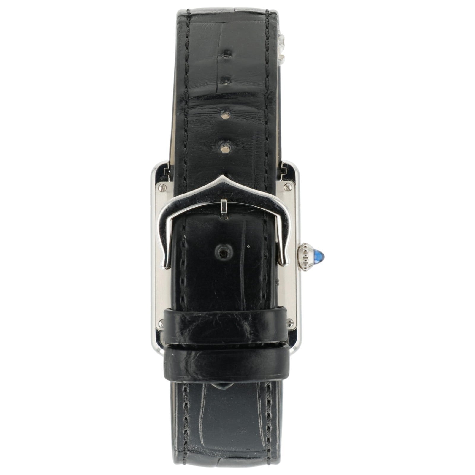 2023 Cartier Tank Must Black Dial Steel 25mm Quartz Unisex Watch WSTA0072