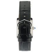 2023 Cartier Tank Must Black Dial Steel 25mm Quartz Unisex Watch WSTA0072