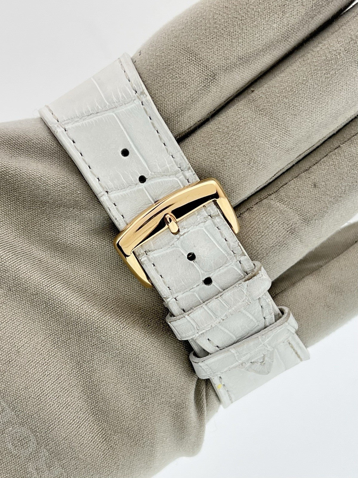 Franck Muller 18k Rose Gold Square Silver Dial 6000H