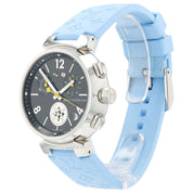 Louis Vuitton Tambour Lovely Cup Black Dial Steel 39mm Quartz Mens Watch Q11BG