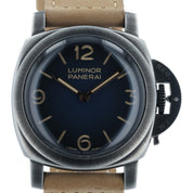 Panerai Luminor Venticinque Blue Dial Steel 44mm Manual Wind Mens Watch PAM02025