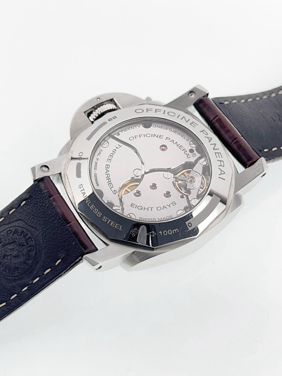 Panerai Luminor 1950 Steel Black Dial 44mm Manual Wind Men's Watch PAM00233