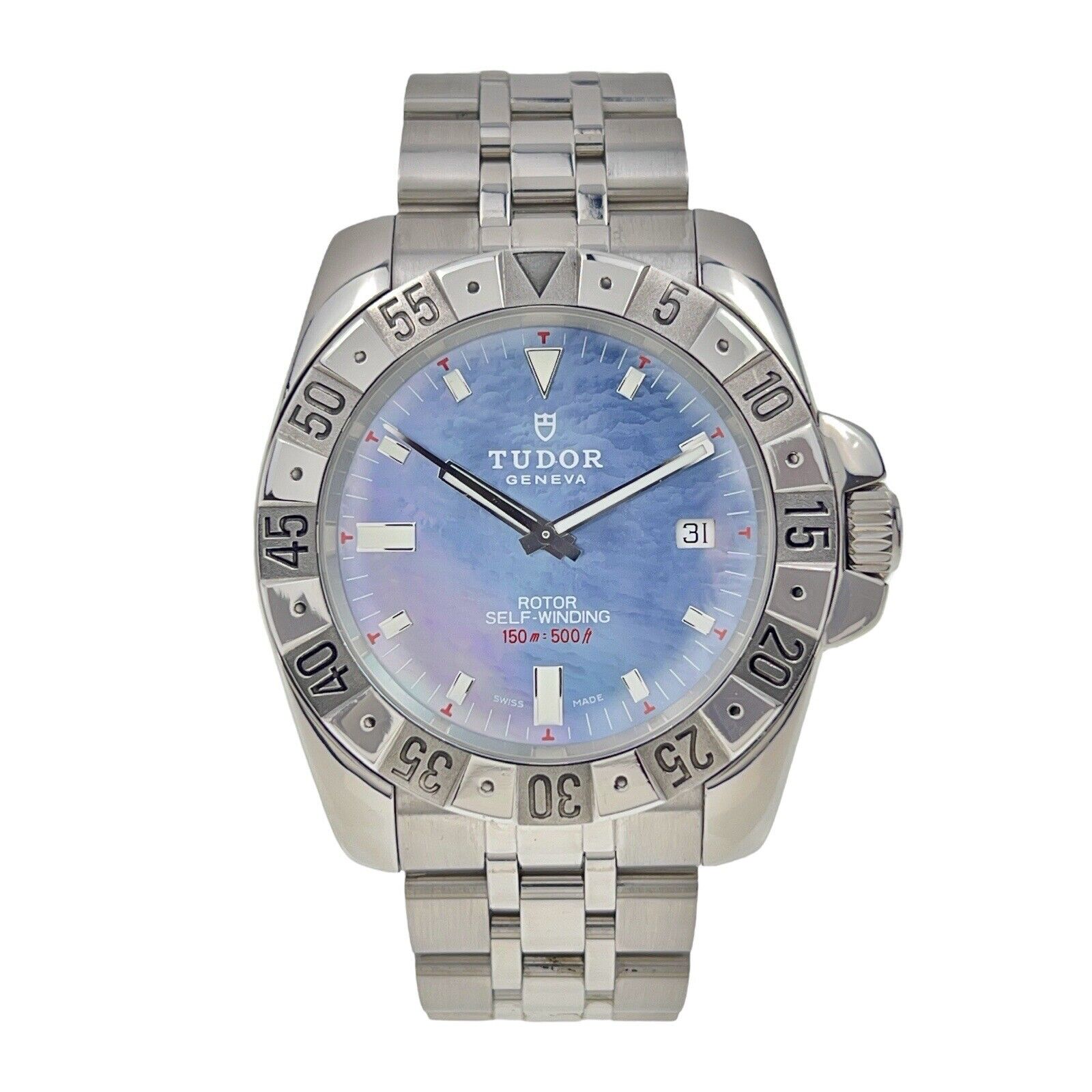 Tudor Hydronaut Steel Blue Mother Of Pearl 41mm Automatic Men’s Watch 20020