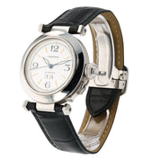 Cartier Pasha Stainless Steel White Dial 35mm Automatic Men’s Watch W31044M7