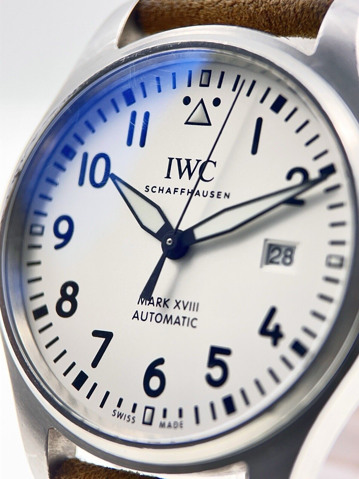 IWC Pilot Mark Stainless Steel White Dial 40mm Automatic Men’s Watch IW327002