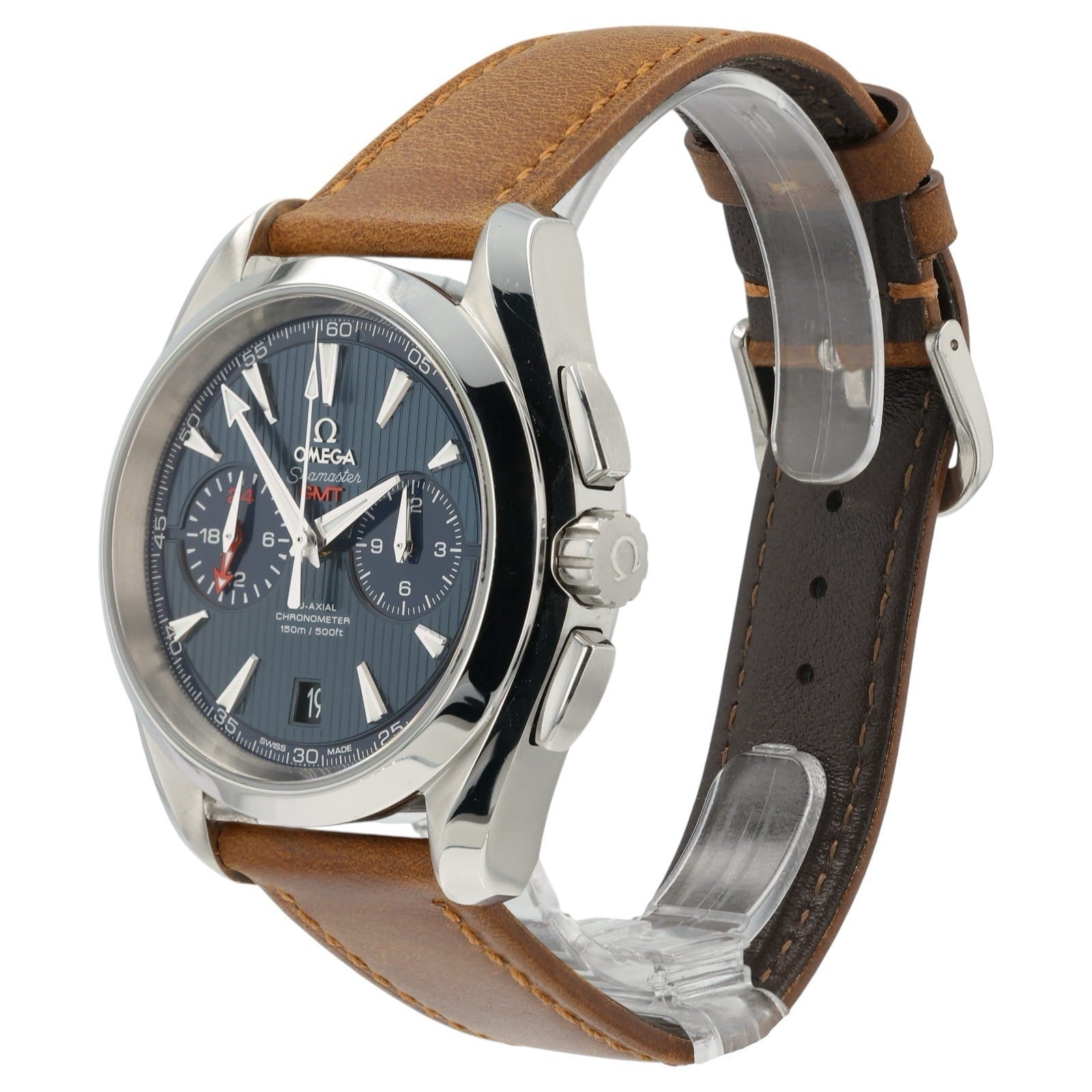 Omega Seamaster Aqua Terra GMT Blue Dial Steel 43mm Mens 231.10.43.52.03.001