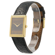 Piaget Tigers Eye Dial 18k Yellow Gold 23x28mm Manual Wind Men’s Watch 9151