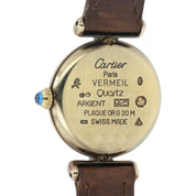 Cartier Colisee Silver Dial Vermeil 24mm Quartz Movement Women’s Watch 590002