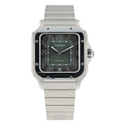Cartier Santos Large Stainless Steel Green Dial 39mm Automatic Men’s WSSA0062
