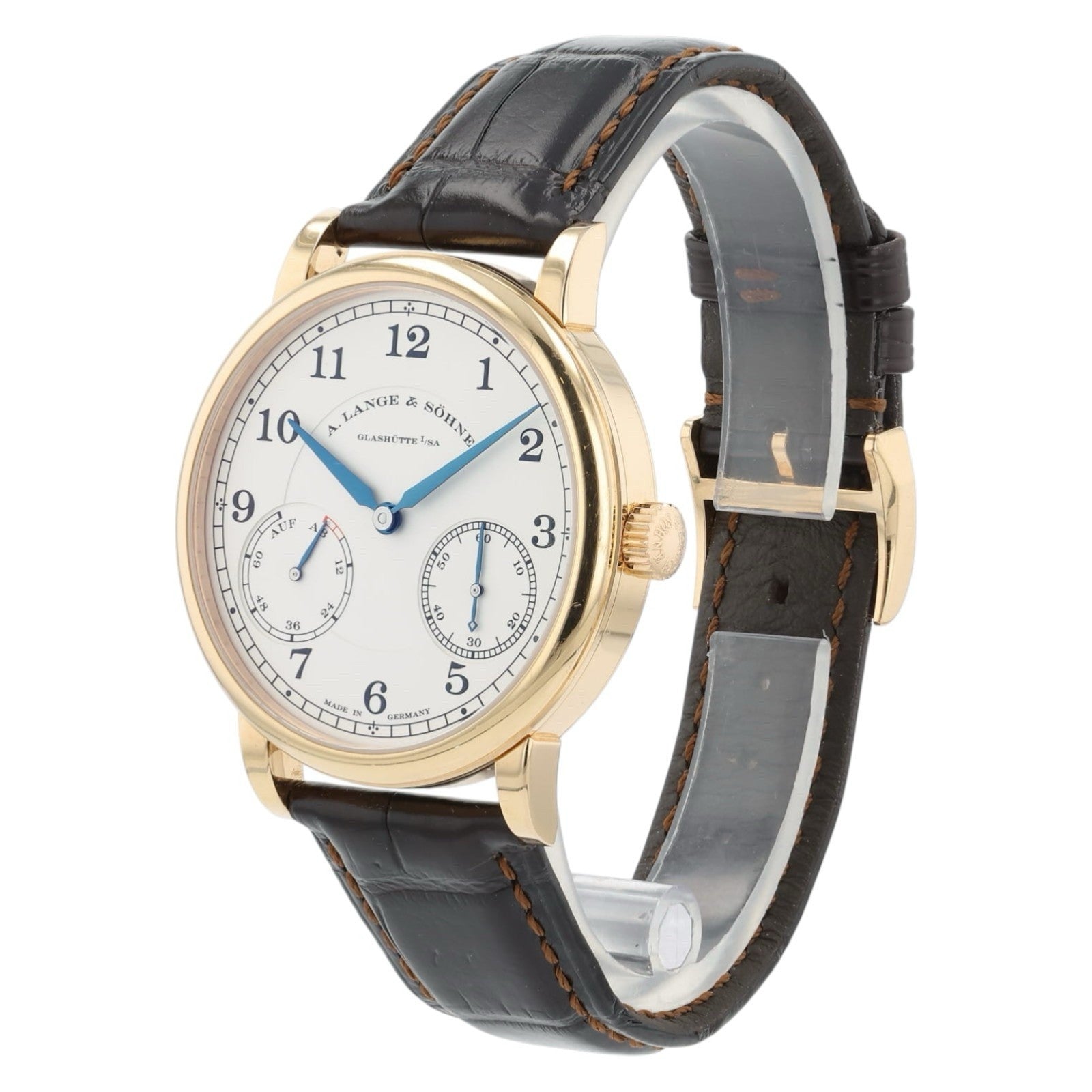 A. Lange & Sohne Silver Dial 18k Rose Gold 39mm Manual Wind Men’s Watch 234.032