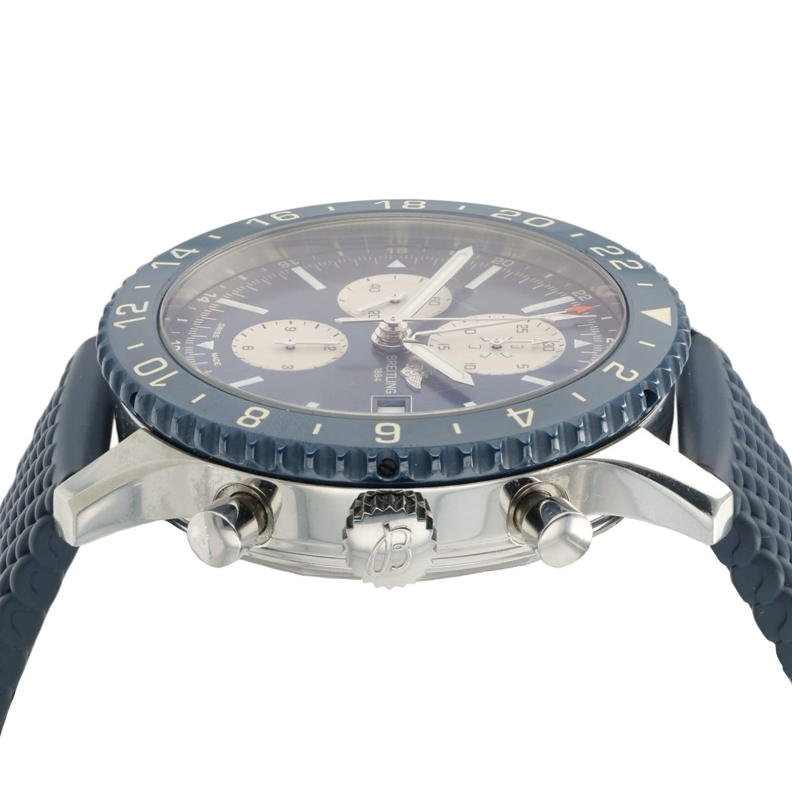 Breitling Chronoliner Blue Dial Stainless Steel 46mm Automatic Mens Watch Y24310