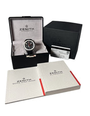 Zenith Pilot Big Date Chrono Steel Black Dial Automatic Men's Watch 03.4000.3652