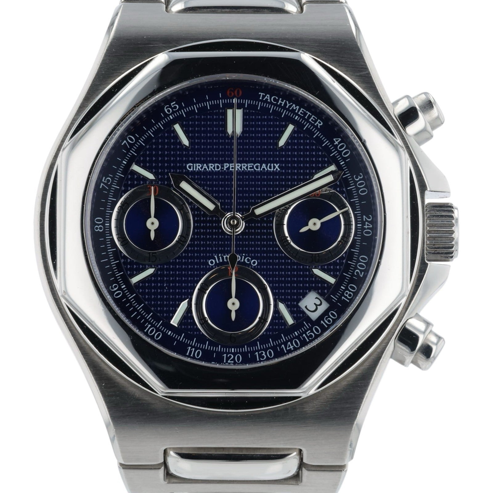 Girard Perregaux Laureato Blue Dial Stainless Steel 41mm Automatic Men’s 8017