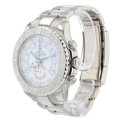 Rolex Yacht-Master II White Dial 18k White Gold 44mm Automatic Mens Watch 116689