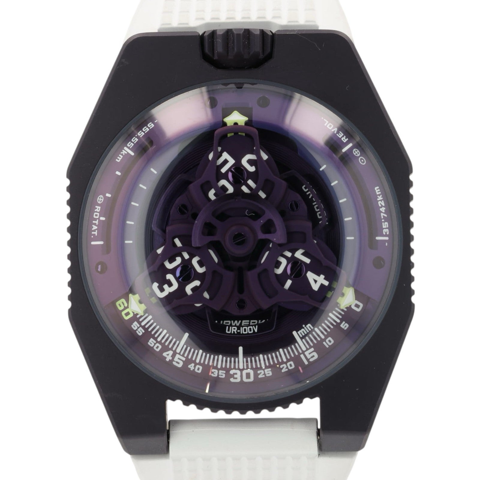 Urwerk Ultraviolet Purple Dial Titanium 41mm Automatic Men’s Watch UR-100V