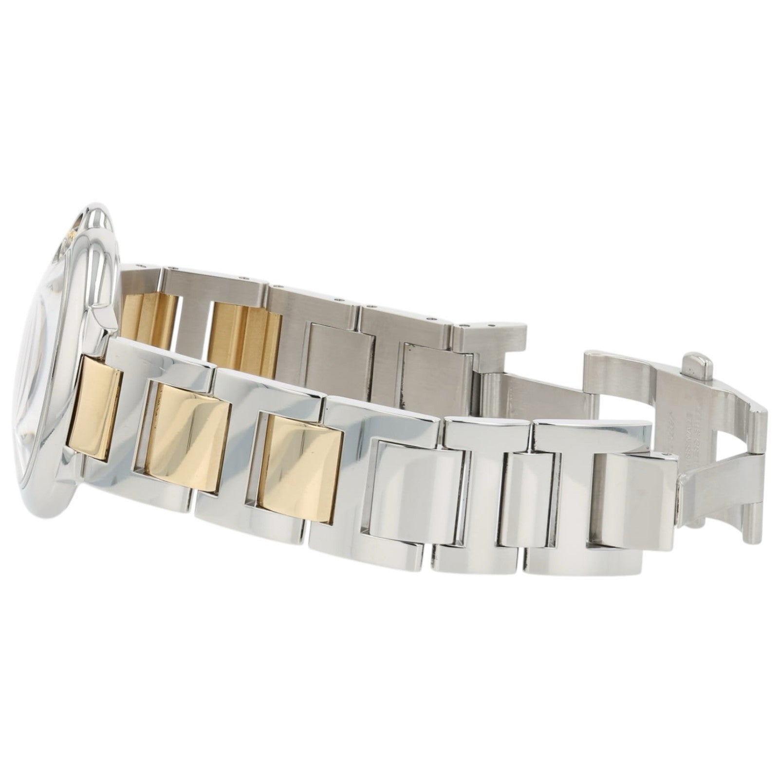 Cartier Ballon Bleu Silver Dial Gold & Steel 42mm Automatic Mens Watch W69009Z3