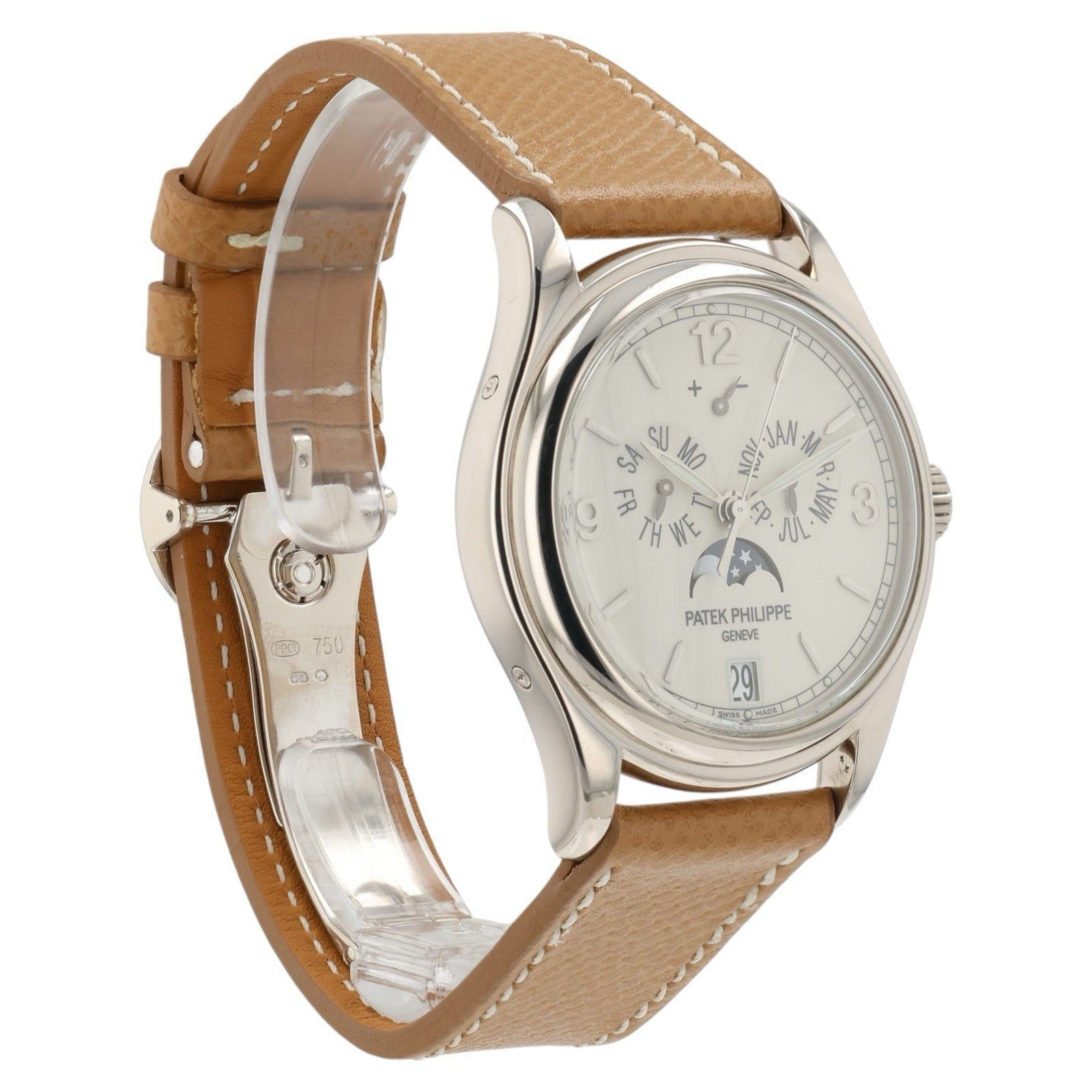 Patek Philippe Complications Annual Calendar Moon Phases Auto 39m Watch 5146G
