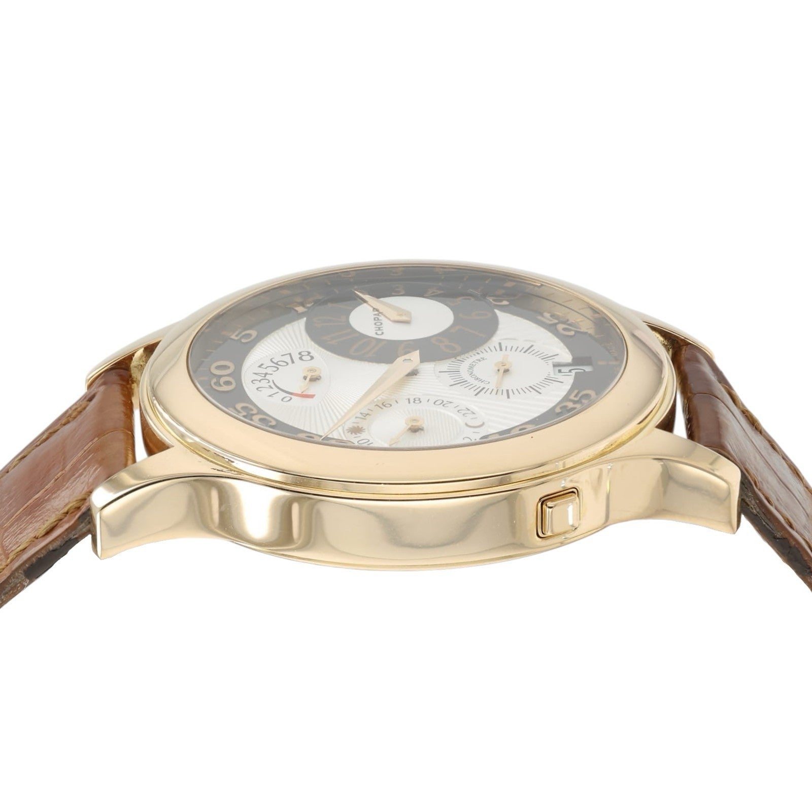 Chopard LUC Silver Dial 18k Yellow Gold 40mm Manual Wind Men’s Watch 17/1874
