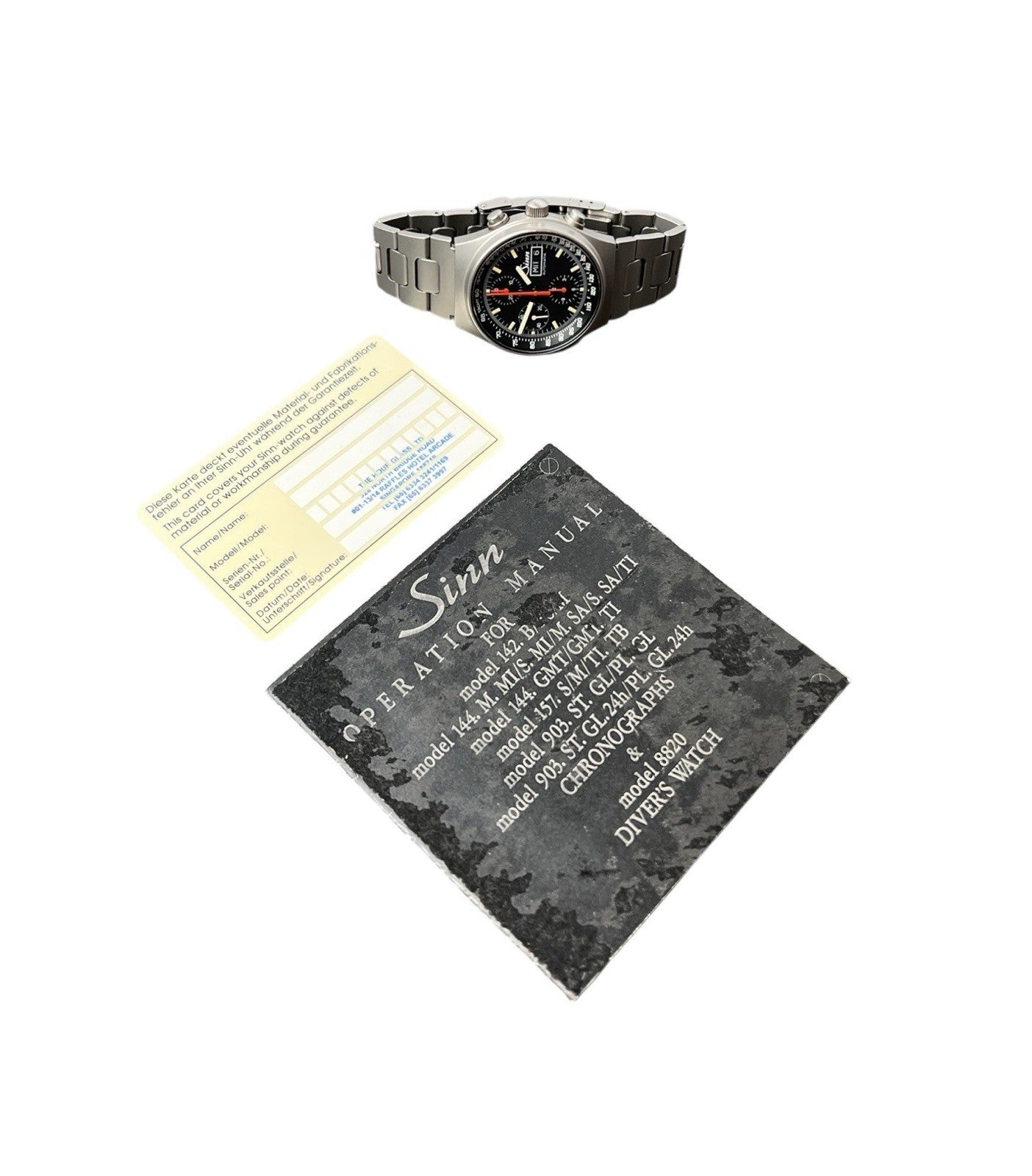Sinn 144 ST SA Black Dial Stainless Steel 41mm Automatic Men’s Watch 144