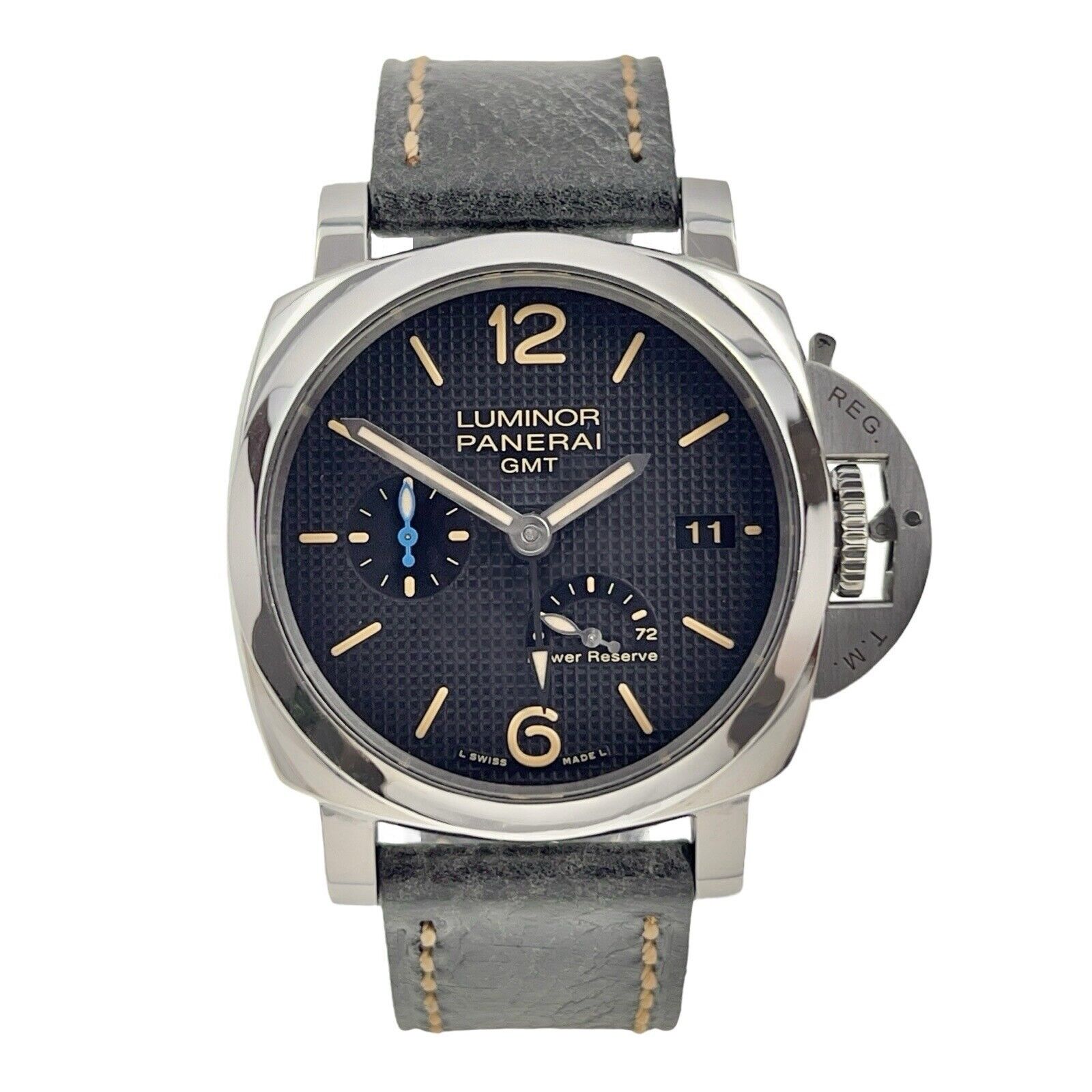 Panerai Luminor 1950 GMT Power Reserve Steel 42mm Automatic Men’s Watch PAM01537