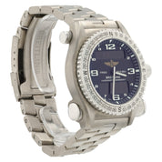 Breitling Emergency Black Dial Titanium 43mm Quartz Movement Mens Watch E76321