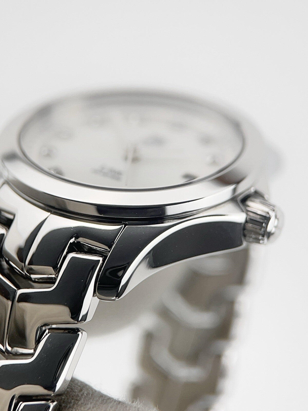 Tag Heuer Link Lady Steel Mother Of Pearl Dial 27mm Quartz Movement WJF1317
