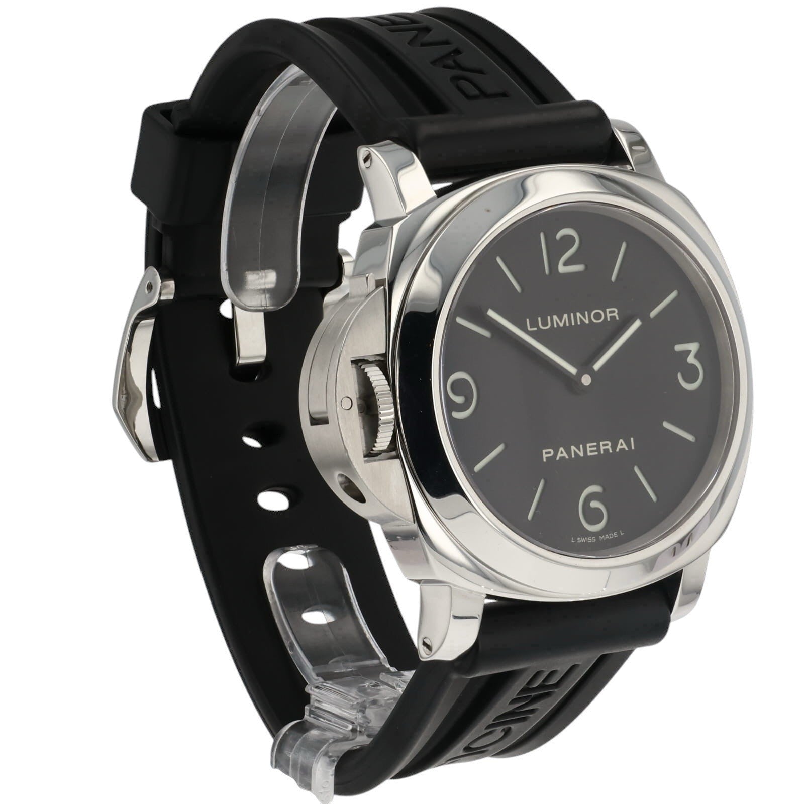 Panerai Luminor Stainless Steel Black Dial 44mm Manual Wind Men’s Watch PAM00219