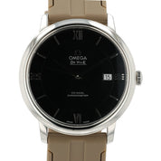 Omega DeVille Black Dial Steel 39.5mm Automatic Men’s Watch 424.13.40.20.01.001