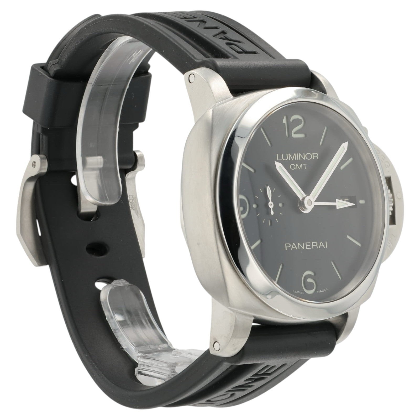 Panerai Luminor GMT Black Dial Stainless Steel 44mm Auto Men's Watch PAM00320