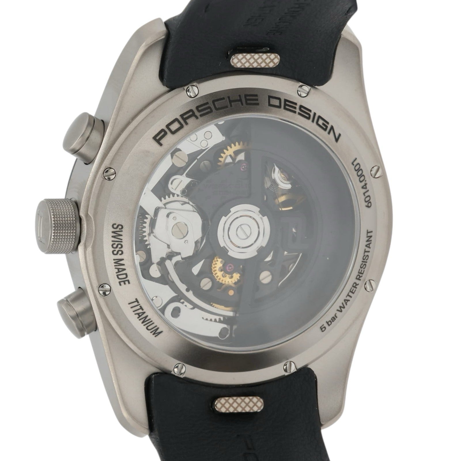 NEW Porsche Design Chronograph Black Dial Titanium 42mm Auto Men’s 6014.0001