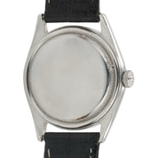Rolex Oyster Varini Locarno Silver Dial Steel 34mm Manual Wind Unisex Watch 4377