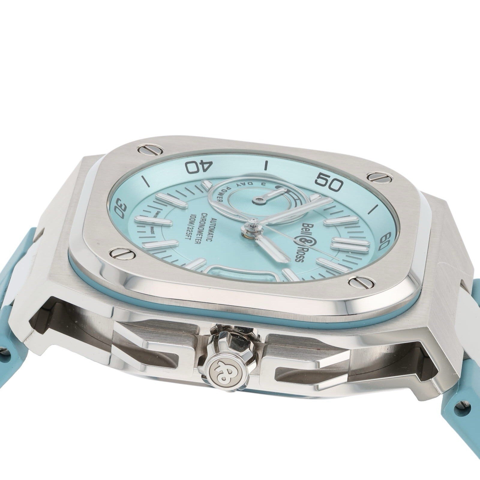 Bell & Ross BR-X5 Ice Blue Steel Automatic Men's Watch BRX5R-IB-ST/SRB-PO