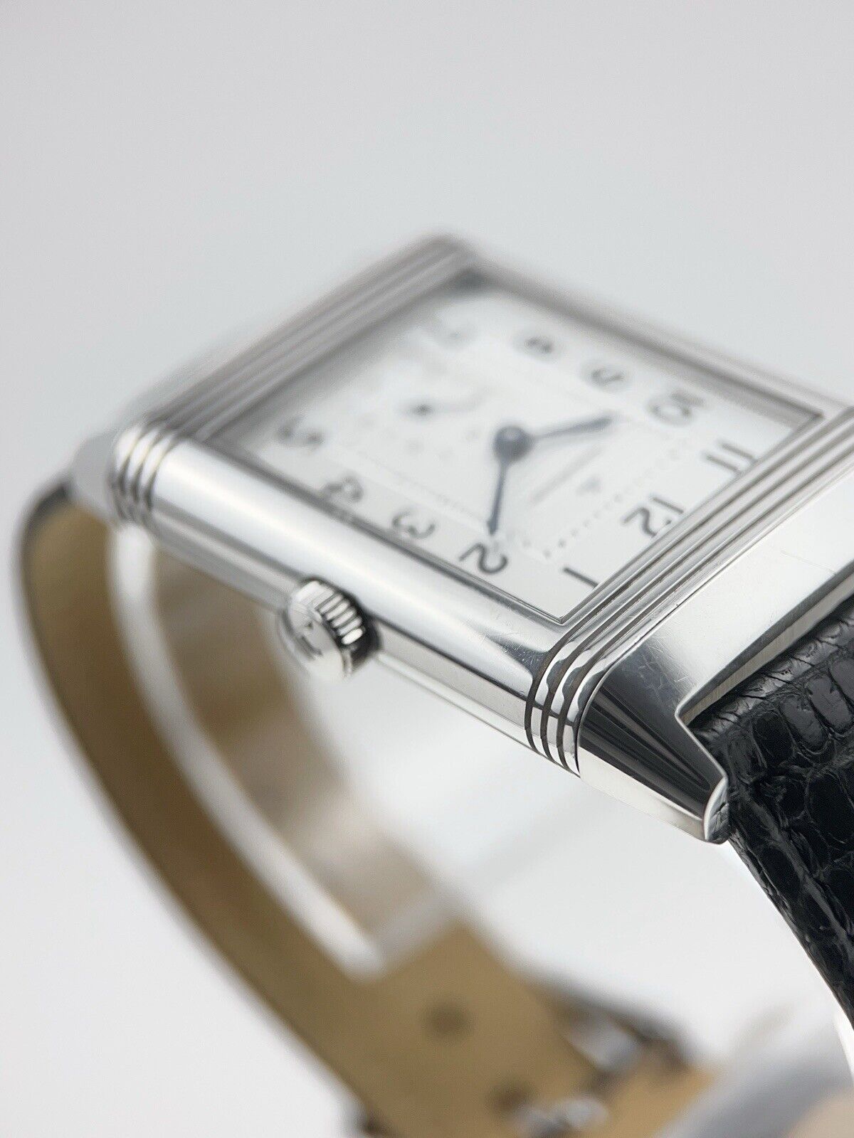 2009 Jaeger LeCoultre Grande Reverso Silver Dial Manual Wind Watch Q3738420